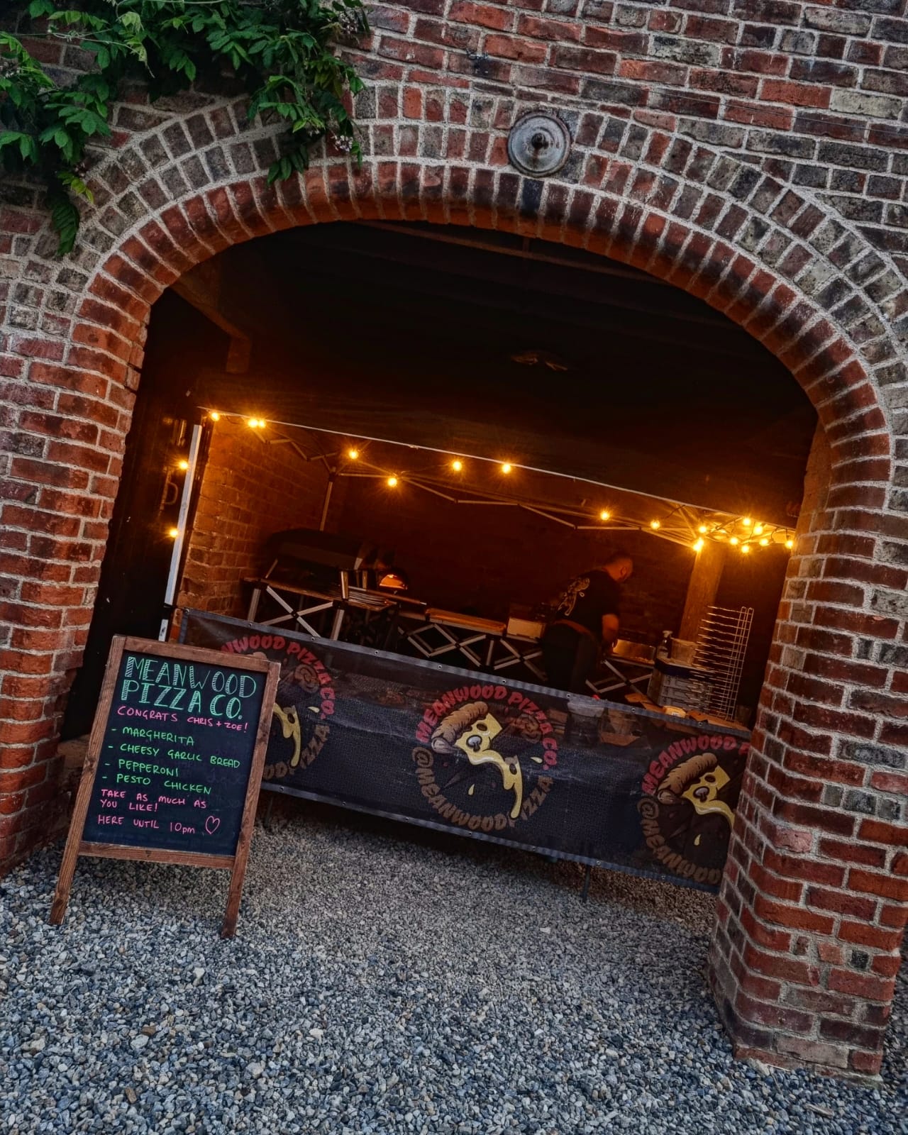 Photo of our gazebo setup